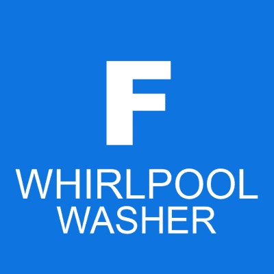 F WHIRLPOOL washer