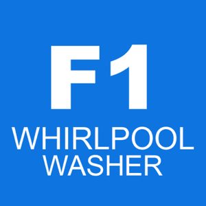 The F1 code on a Whirlpool washer indicates that there is a problem with the washer's control board