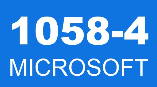 1058-4 MICROSOFT