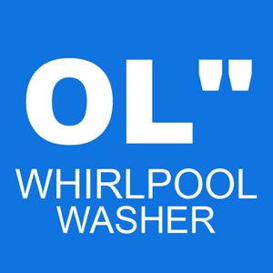 The OL code on a Whirlpool washer indicates that there is a problem with the washing machine's overflow protection
