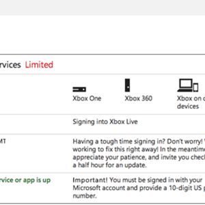 Check Xbox Live server