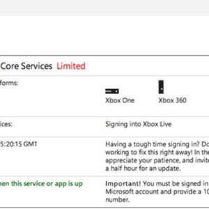 Check Xbox Live server