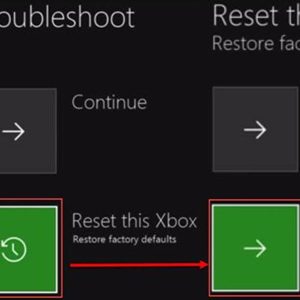 Reset your console