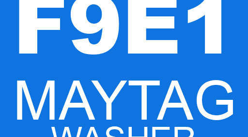 f9 e1 maytag washer