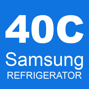 How do I fix my Samsung refrigerator error code 40 C?