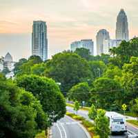 charlotte north carolina city skyline