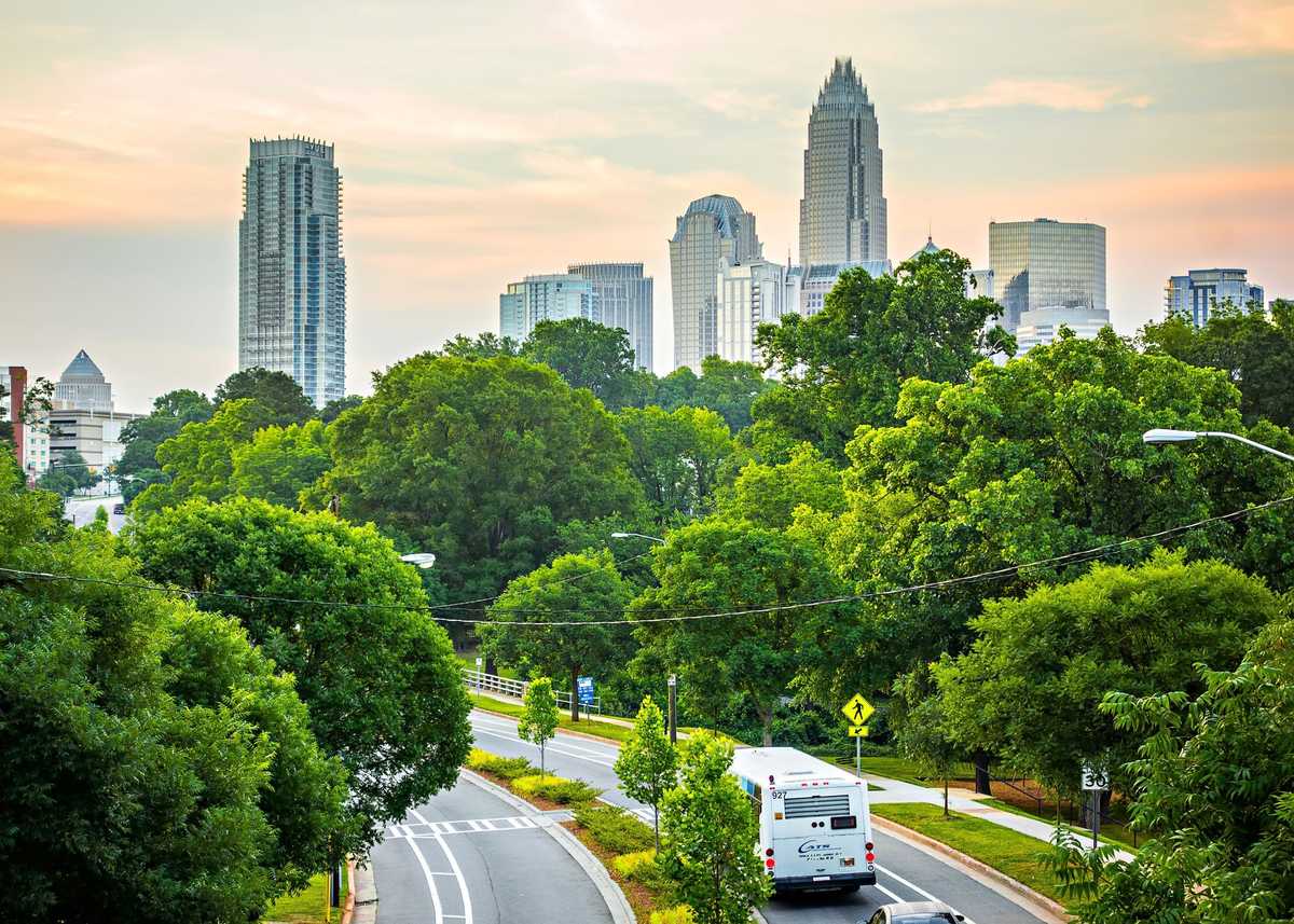 charlotte north carolina city skyline