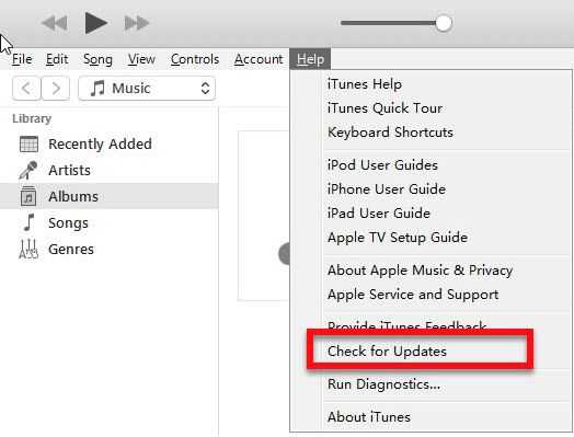 Disable third-party software and Update iTunes
