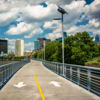 The Schuylkill Banks Boardwalk, in Philadelphia, Pennsylvania.