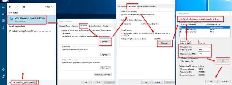 Upgrade RAM/Memory and Increase Virtual Memory