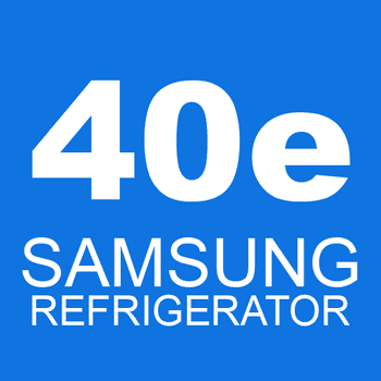 40e SAMSUNG refrigerator