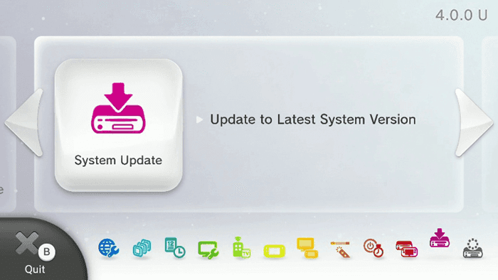 Do a system update or game update