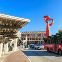 SAN ANTONIO, TEXAS, USA - SEP 27: Downtown of San Antonio, Texas on September 27, 2014 It was the fastest growing of the top 10 largest cities in the United States from 2000 to 2010